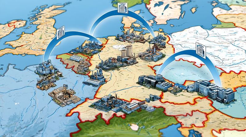 Die E-Rechnung startet mancherorts holprig, ist aber gekommen, um zu bleiben.(Bild:  Midjourney / KI-generiert)