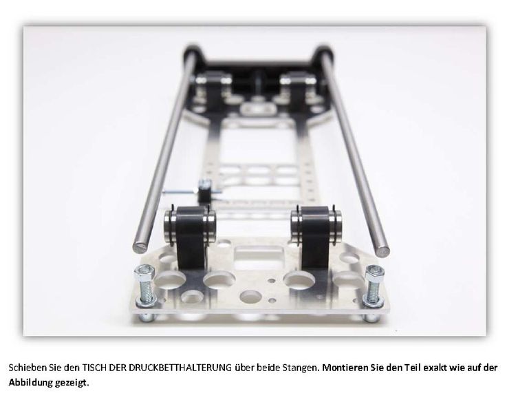 Der 3D-Drucker Velleman K8200 im Aufbau: Exaktes Arbeiten ist angesagt (Bild: Velleman nv)