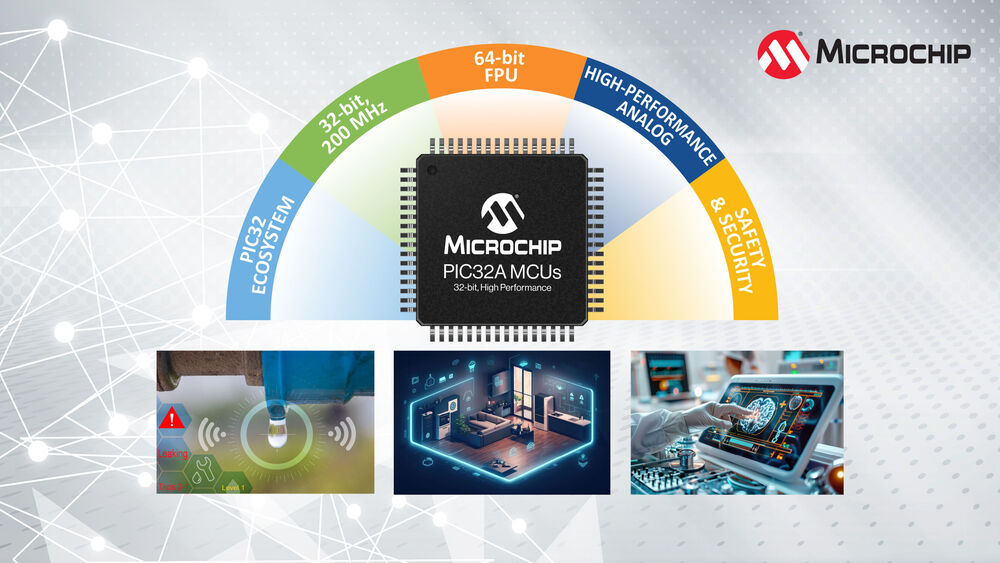 Microchip stellt 32-Bit-MCU mit hochleistungsfähiger integrierter ...