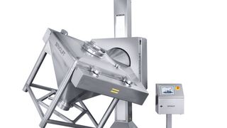 Die außenliegenden bedeckenden Teile des Horizontal-Mischers sind komplett aus Edelstahl gefertigt, die Oberflächen des Mischers entsprechen den aktuellen GMP-Anforderungen.  (Bild: Servolift)