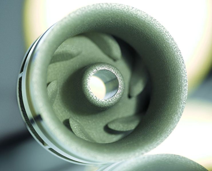 Produktbeispiel Lasercusing: Wasserpumpenrad. (Bild: Toolcraft)