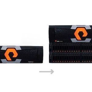 Angepasst ans Unternehmenswachstum: Das FlashArray/m10 kann im Betrieb auf die Hardware der größeren Modelle m20, m50 und m70 aufgerüstet werden.