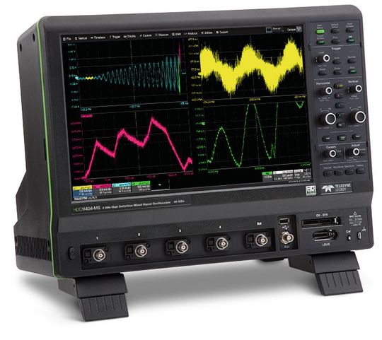 Konfigurierbare AD-Wandler: In der Serie HDO9000 sind A/D-Wandler verbaut, die sowohl eine hohe Abtastrate bis 40 GS/s als auch eine hohe vertikale Auflösung von 10 Bit bieten. Konfigurierbare AD-Wandler: In der Serie HDO9000 sind A/D-Wandler verbaut, die sowohl eine hohe Abtastrate bis 40 GS/s als auch eine hohe vertikale Auflösung von 10 Bit bieten.