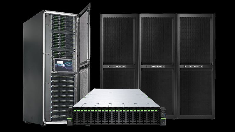 Die Eternus CS8000-Serie unterstützt Data Lakes für KI-basierte Retrieval Augmented Generation-Engines.(Bild:  Fsas Technologies)