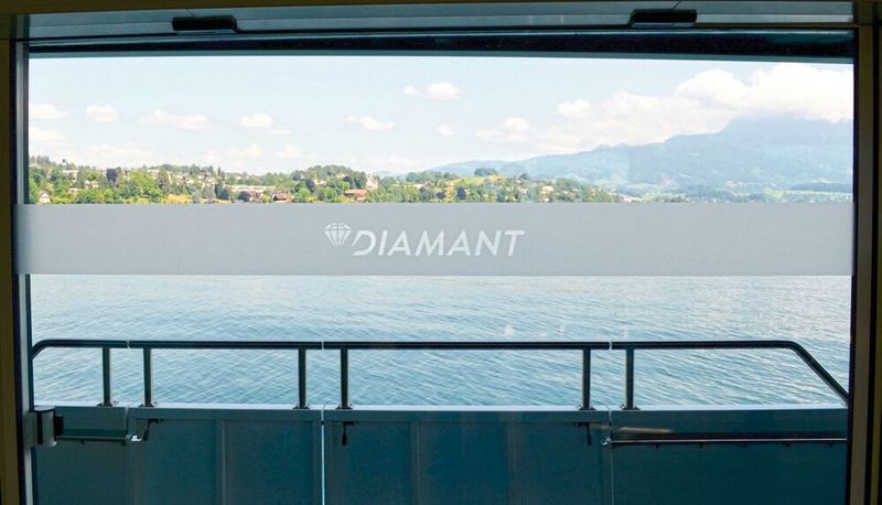 Am 26. Mai 2018 nahm die MS Diamant auf dem Vierwaldstättersee ihren Betrieb auf. Betrieben wird das Schiff von einem permanenterregter E-Motor / Generator von Siemens. (Sergio Caré-Lucas)