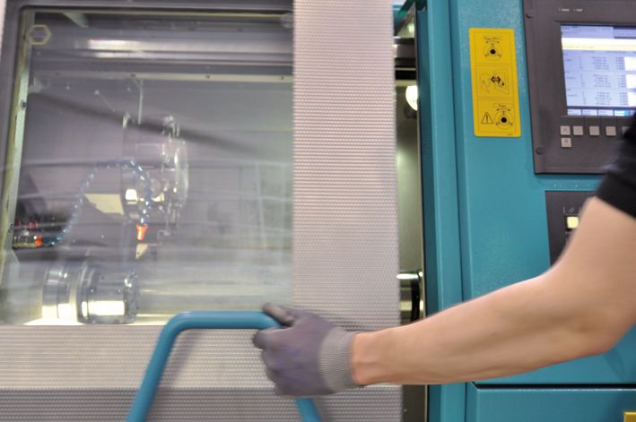 Bild 3: ... maschinenbedingte Nachlaufzeit, zum Beispiel Tür schließen ... (Bild: PTW) (Bild: PTW)