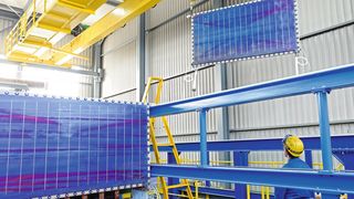 „Grün“ im Sinne der EU ist Elektrolyse-Wasserstoff (hier ein Thyssenkrupp-Elektrolyse-Stack) unter genau definierten Bedingungen. (Bild: Thyssenkrupp Steel Europe)