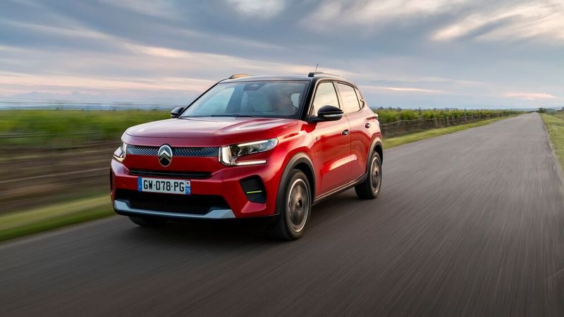 Der Einzige in diesem Quintett, der die 20.000-Euro-Marke reißt, ist der Citroën e-C3. Dafür bietet er den stärksten Antrieb und die größte Batterie in diesem Vergleich. (Bild: Citroen)