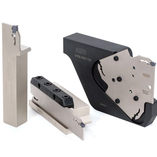 Tungaloy has developed the series with four toolholder options. Tungaloy has developed the series with four toolholder options.