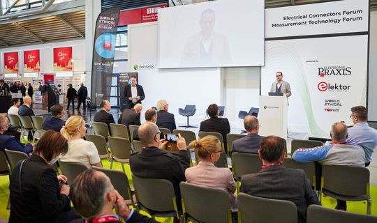 WEEF-Arena auf electronica 2022(Bild:  Messe München GmbH)