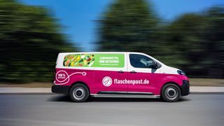 Das zweite Autostore-System für den Online-Lieferdienst Flaschenpost soll Ende 2023 in Betrieb gehen. (Bild: Flaschenpost)