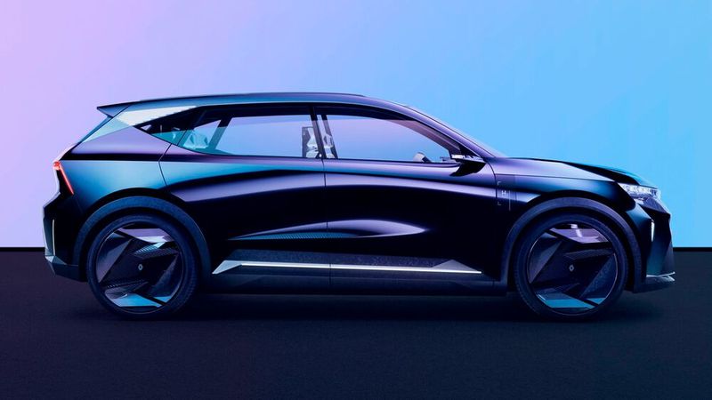 Ab dem Jahr 2030 soll eine Hybrid-Version mit einer Brennstoffzelle als Reichweitenverlängerung kommen. (Bild: Renault)