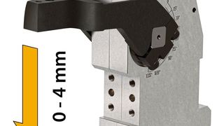 Die Parallel-Spanner von Tünkers verfügen über die gleiche Spannkraft wie herkömmliche Kraftspanner. Der Druckluftverbrauch konnte um bis zu 30 % reduziert werden. (Tünkers)