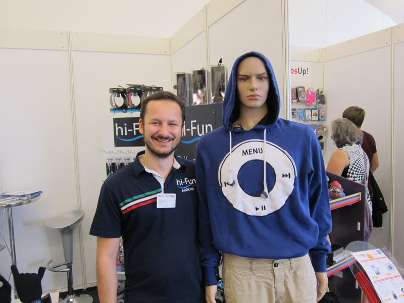 Angelo Alfano, HiFUN hatte den schönsten Player (Bild: IT-BUSINESS)