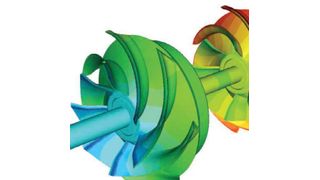 Static pressure distribution on the surface of the rotors (Picture: Layne Bowler Vertical Turbine Pump Company)