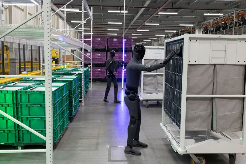 Mit dem Figure 03, einem autonomen, humanoiden Allzweckroboter von Figure AI, will BMW den Einsatz von Physical AI in seinem Werk in Spartanburg vorantreiben. (Bild: BMW Group)