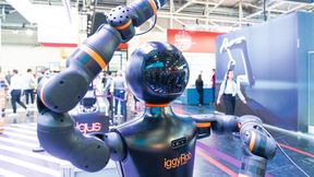 Auf der Automatica 2025 waren schon viele humanoide Roboter präsent.  (Bild: Messe München GmbH)