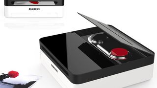 Welche Farbe hätten Sie gerne? Der Drucker kann neben Schwarz mit einer beliebigen Farbe bestückt werden. (Samsung)