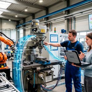 KI-Implementierung in der Industrie: Warum das Gros des Aufwands in der Datengrundlage liegt.(Bild:  Gemini / KI-generiert)