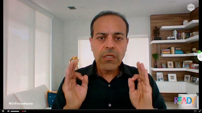 Abbildung 8: An erster Stelle der Software-Neuerungen präsentierte CEO Mirchandani die neueste Version der Scale-Out-Datenmanagementlösung HyperScale X. (Commvault (Screenshot))
