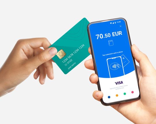 Die myPOS-Lösung ermöglicht bargeldloses Bezahlen per Kreditkarte.(myPOS)