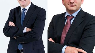 Nach fast 40 Jahren im Volkswagen-Konzern geht Michael Scholtyssek (li.) Ende Februar in den Ruhestand. Sein Nachfolger als Sprecher der Geschäftsführung der Volkswagen OTLG wird Klaus Bodensteiner (re.). (Volkswagen OTLG)