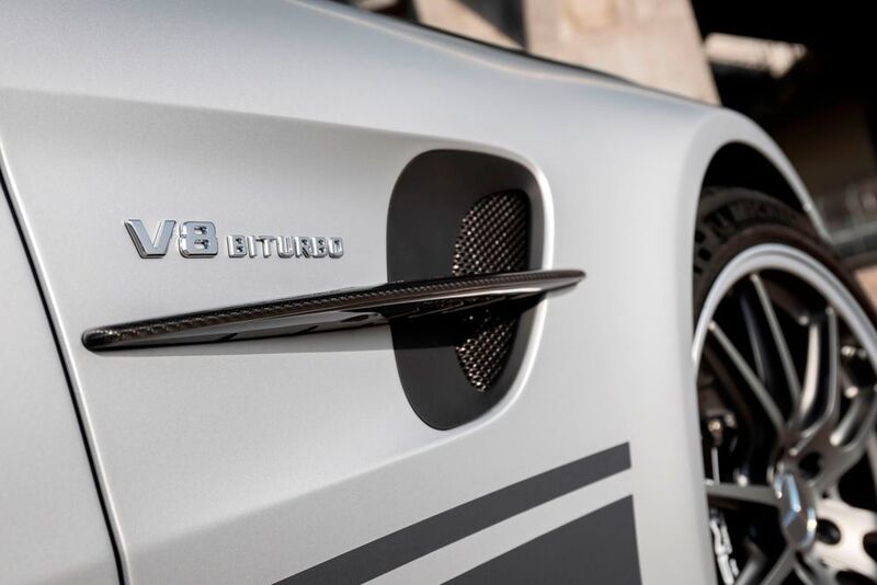 Ein Erkennungszeichen das AMG GT sind auch beim Pro die seitlichen „Kiemen“. (Mercedes-Benz )