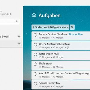 Verwenden von Hashtags für Aufgaben in Microsoft To Do.(Bild:  Joos)