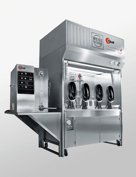 CCS Closed Containment System similar to Isolators and RABS, up to OEL 5 (Glatt)