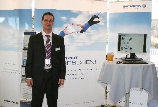 Ausstellerstand von Inchron: Das Unternehmen bietet Werkzeuge und Expertise für die Entwicklung von echtzeitkritischen Embedded Systemen und Netzwerken.  (Archiv: Vogel Business Media)