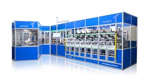 Tiepner develops and designs systems for the production of credit and ID cards in the ID-1 format. Stöber supplies drive controllers, servo motors, and various gearboxes for these systems. (Source: Stöber Drive Technology)