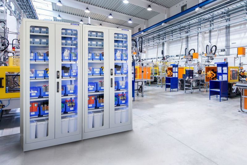 Der Smartlocker ist Bossards Erweiterung seiner Smartbin-Systeme. (Bossard)