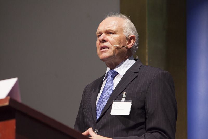 Hans Hess, Präsident von Swissmem, erläuterte die momentane Situation der Schweizer MEM-Industrie und wies darauf hin, dass die Branche nach wie vor unter grossem Druck steht. (Bild: Swissmem)