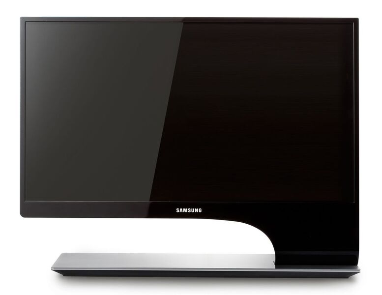 Schlanker Fuß: Samsungs LED-Fernseher S27A950D setzt auf Designfeatures (Archiv: Vogel Business Media)