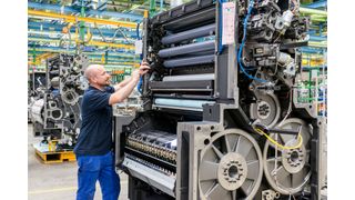 Heidelberger Druckmaschinen blickt hier auf die zurückliegenden Monate und veröffentlicht die auch gleich einige Zahlen ... (Bild: Heidelberger Druckmaschinen)