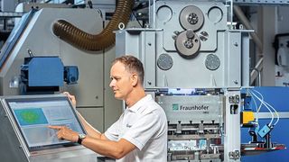 In T-Nuten von Pressen können intelligente Sensoren eingesetzt werden. (Bild: Fraunhofer IWU, Dirk Hanus)