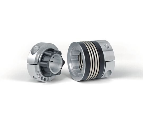 Die steckbare Metallbalgkupplung BK5 eignet sich für den einfachen Einbau.(Bild:  R+W Antriebselemente)