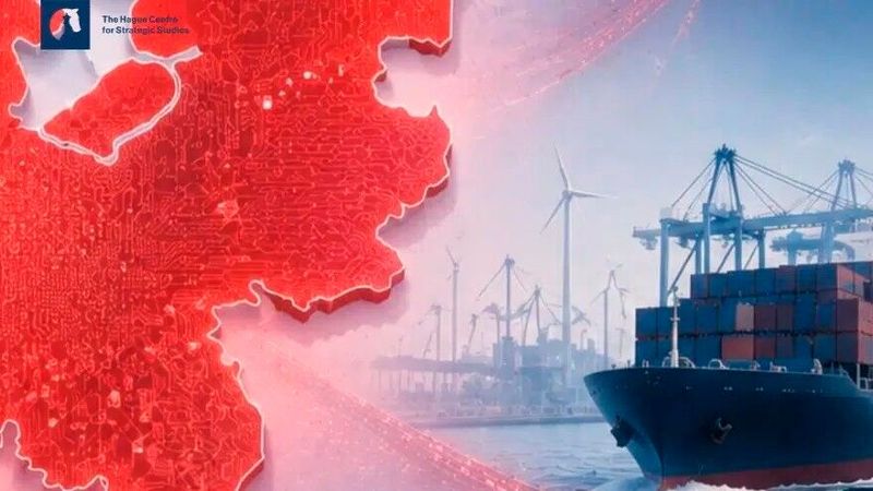In der im Juli 2026 veröffentlichten Studie „Beyond Borders“ wird untersucht, mit welchen Mitteln China auf strategisch wichtige Industriezweige in den Niederlanden einwirken könnte. Die Halbleiterindustrie sei demnach besonders gefährdet.(Bild:  HCSS)
