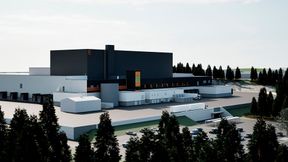 Visualisierung des zukünftigen Logistikzentrums von Kesko im finnischen Nurmijärvi mit Knapp-Automatisierungstechnologie. (Bild: RE-Suunnittelu Oy)