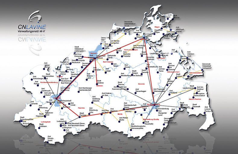 vom Datennetz zu Unified Communications: das Verwaltungsnetzwerk in Mecklenburg-Vorpommern (Quelle: DVZ Mecklenburg-Vorpommern) (Archiv: Vogel Business Media)