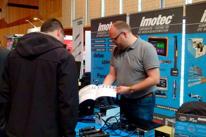Imotec klärte über seine Komponenten für die Montageautomation auf. (D.Quitter/VCG)