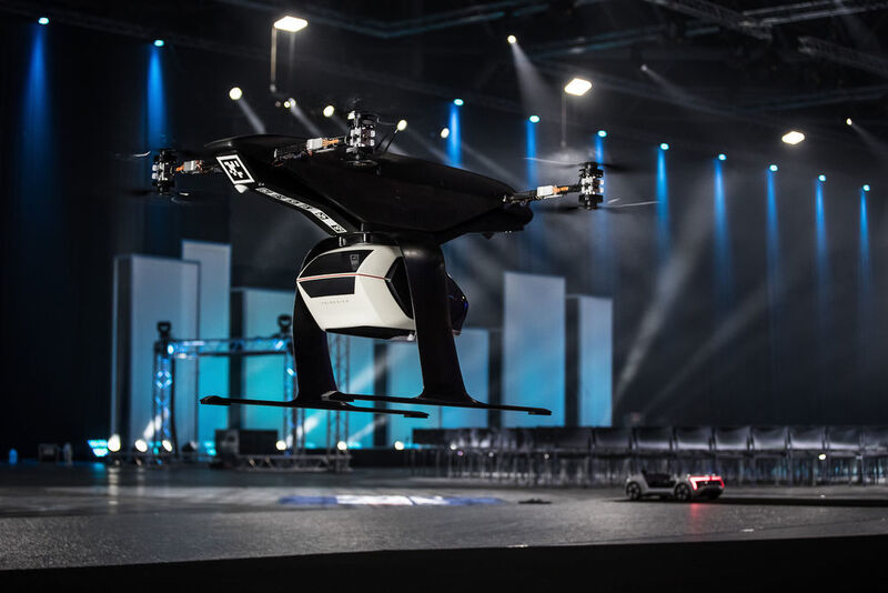 Zur Fachmesse Amsterdam Drone Week haben die Entwickler ein Modell im Maßstab 1:4 vorgestellt. (Italdesign)