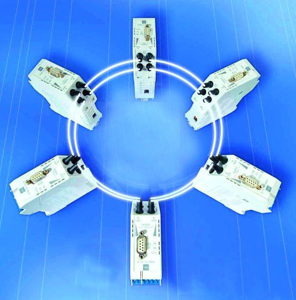 Bild 2: Lichtwellenleiter-Trennübertrager des Typs ISpac 9186 bieten eine integrierte Pegelüberwachung und eignen sich für den Aufbau redundanter Ringstrukturen auch in Zone 1.Bilder: R. Stahl (Archiv: Vogel Business Media)