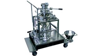 Für den mobilen Einsatz kann das emissionsfreie Pulver-Transport-Systems (EPTS) auf einen Trolley montiert werden. (Bolz Intec)