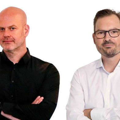 Frank Karlitschek, CEO von Nextcloud, und Patrick Schaudel SVP Cloud bei IONOS. (Bild: Nextcloud / IONOS / Collage VIT)