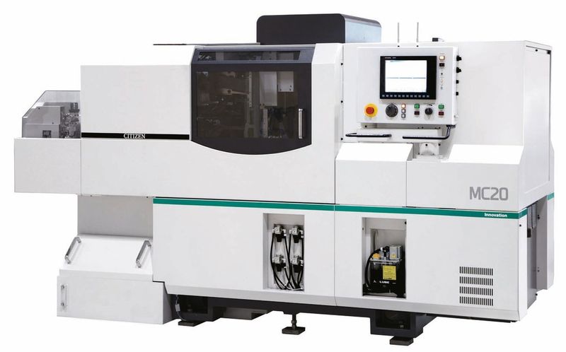 Die Drehmaschine MC20 von Citizen wurde speziell darauf ausgelegt, eine schnelle, wirtschaftliche und platzsparende Zerspanung zu ermöglichen. (Citizen)