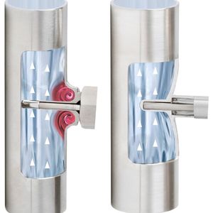 Über das Schutzrohr kann eine Temperaturmessstelle optimal und dichtungslos in sterile Rohrleitungssysteme integriert werden. 