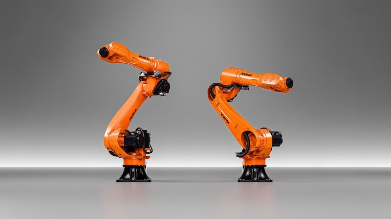 Mit den Traglasten 25 und 35 Kilogramm erweitert Kuka das Portfolio der KR Cybertech-Familie und schließt damit die Lücke zur mittleren Traglastklasse.(Bild:  Kuka)