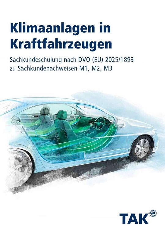 Das neue Klimahandbuch der TAK bietet Informationen und Hilfe bei den Änderungen der Chemikalien-Klimaschutzverordnung.(Bild:  TAK)