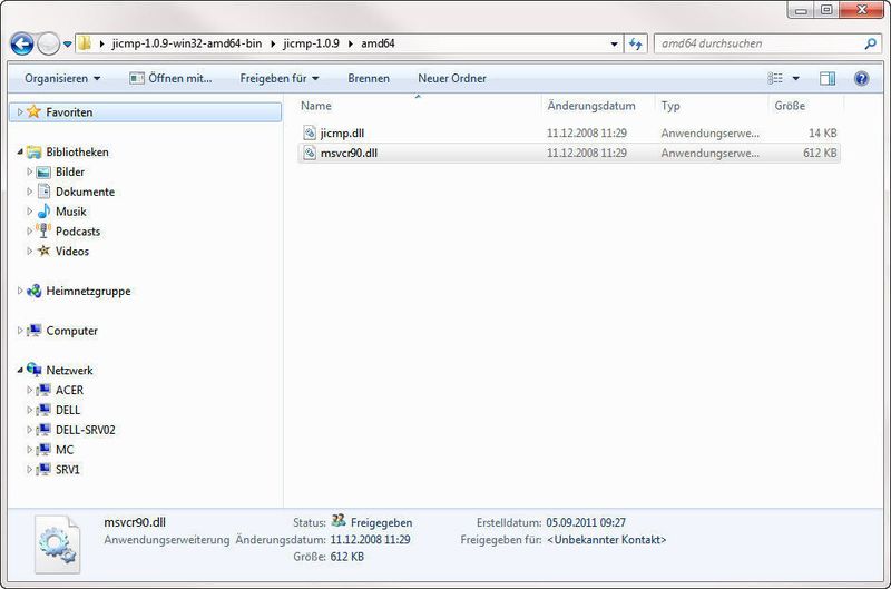 Abbildung 7: OpenNMS benötigt zwei zusätzliche DLL-Dateien auf 64-Bit-Servern (Archiv: Vogel Business Media)